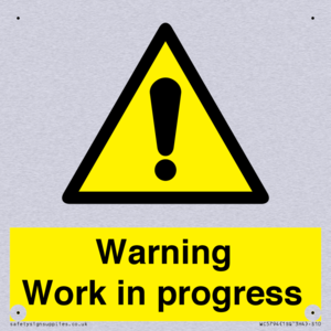 Warning Work in progress